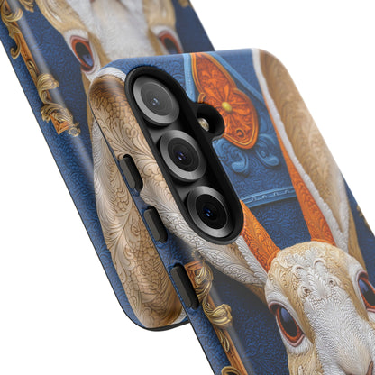 Le Lapin Gentilhomme : Portrait Brodé en Veston