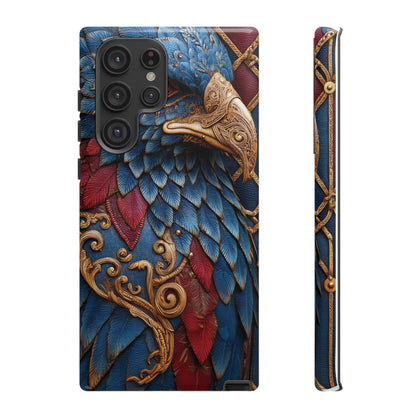 Leather Feather Eagle Sculpture Case — "Aigle Impérial"