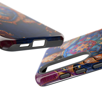 Tortue de Sagesse : Mandala Ornemental sur Cuir