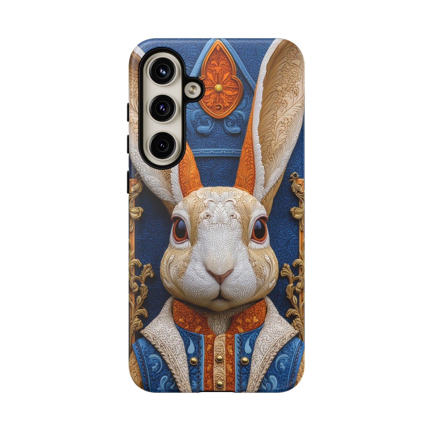 Le Lapin Gentilhomme : Portrait Brodé en Veston