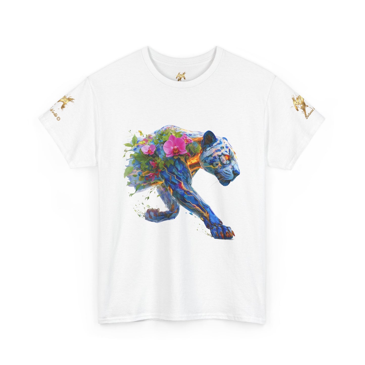 Jaguar Mécano-Botanique : Art Conceptuel de la Nature Futuriste T-shirt essentiel