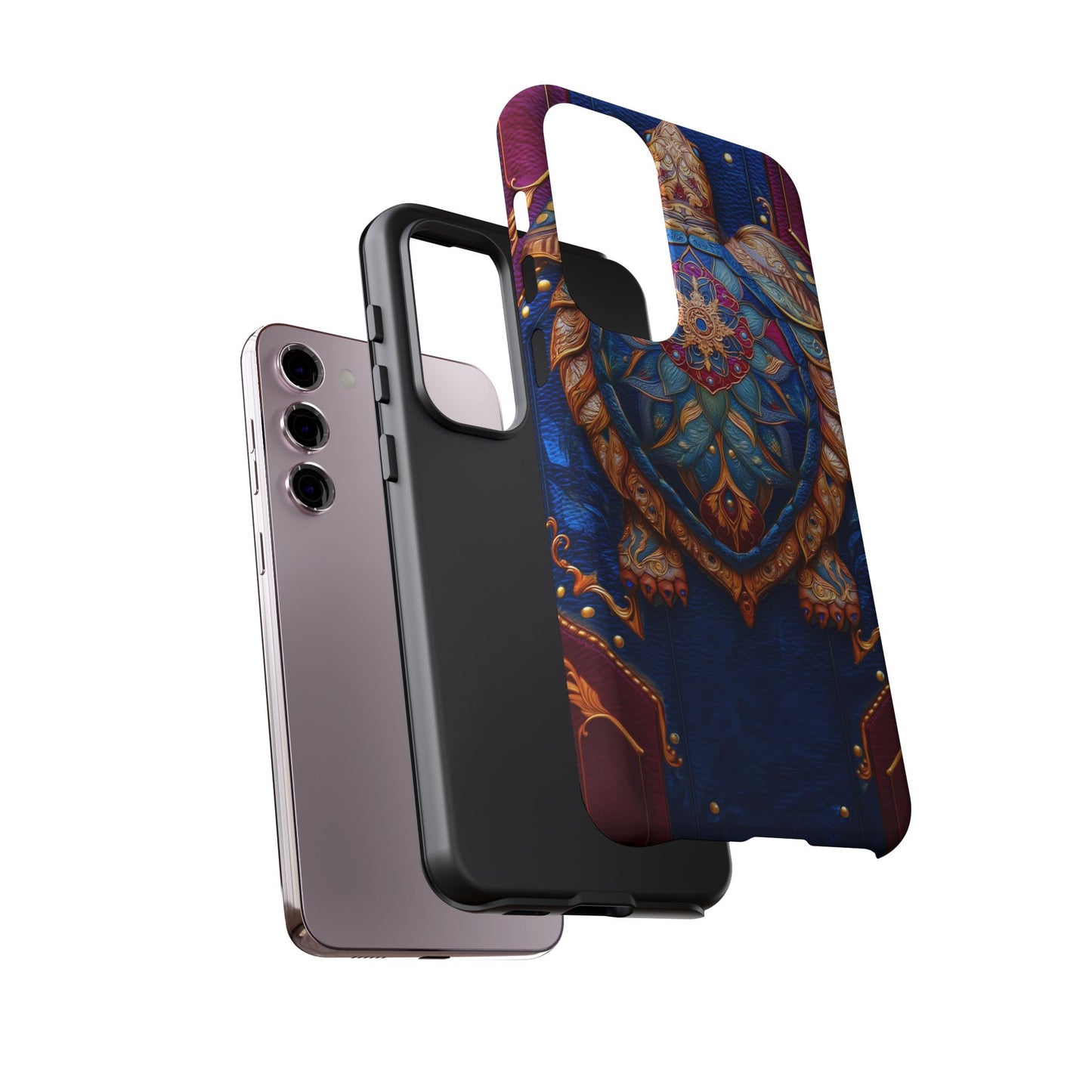 Tortue de Sagesse : Mandala Ornemental sur Cuir