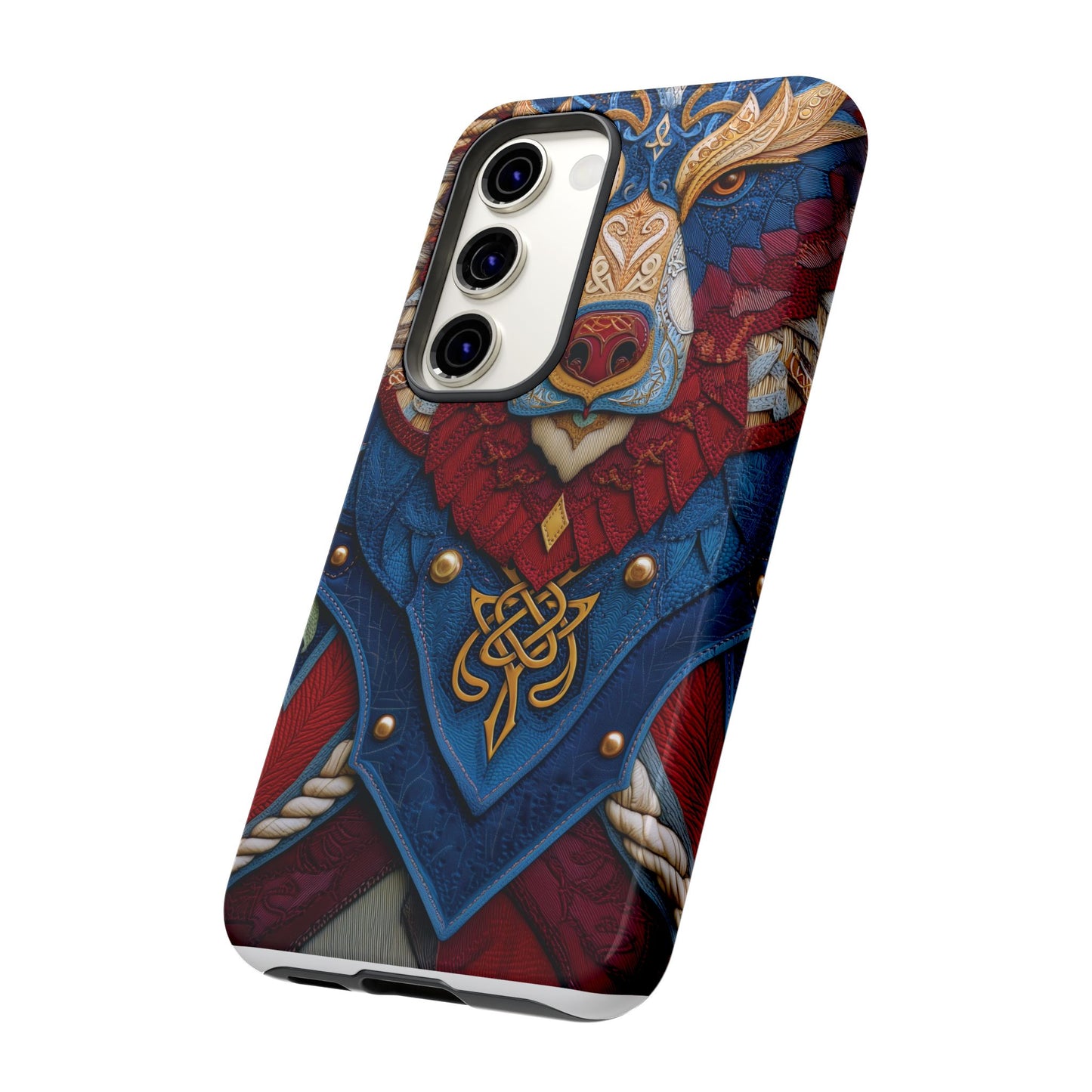 L'Ours Guerrier : Totem Celtique sur Cuir et Or