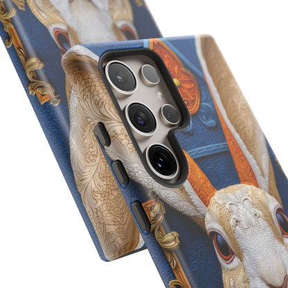 Le Lapin Gentilhomme : Portrait Brodé en Veston