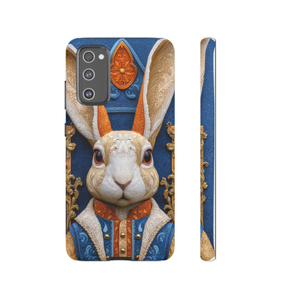 Le Lapin Gentilhomme : Portrait Brodé en Veston