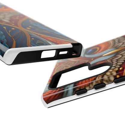 Hibou Royal : Art Textile Brodé et Cuir