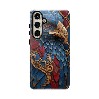 Leather Feather Eagle Sculpture Case — "Aigle Impérial"