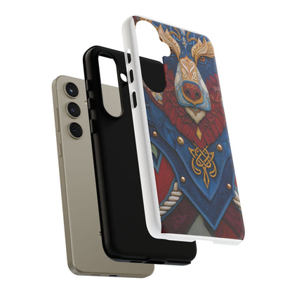 L'Ours Guerrier : Totem Celtique sur Cuir et Or