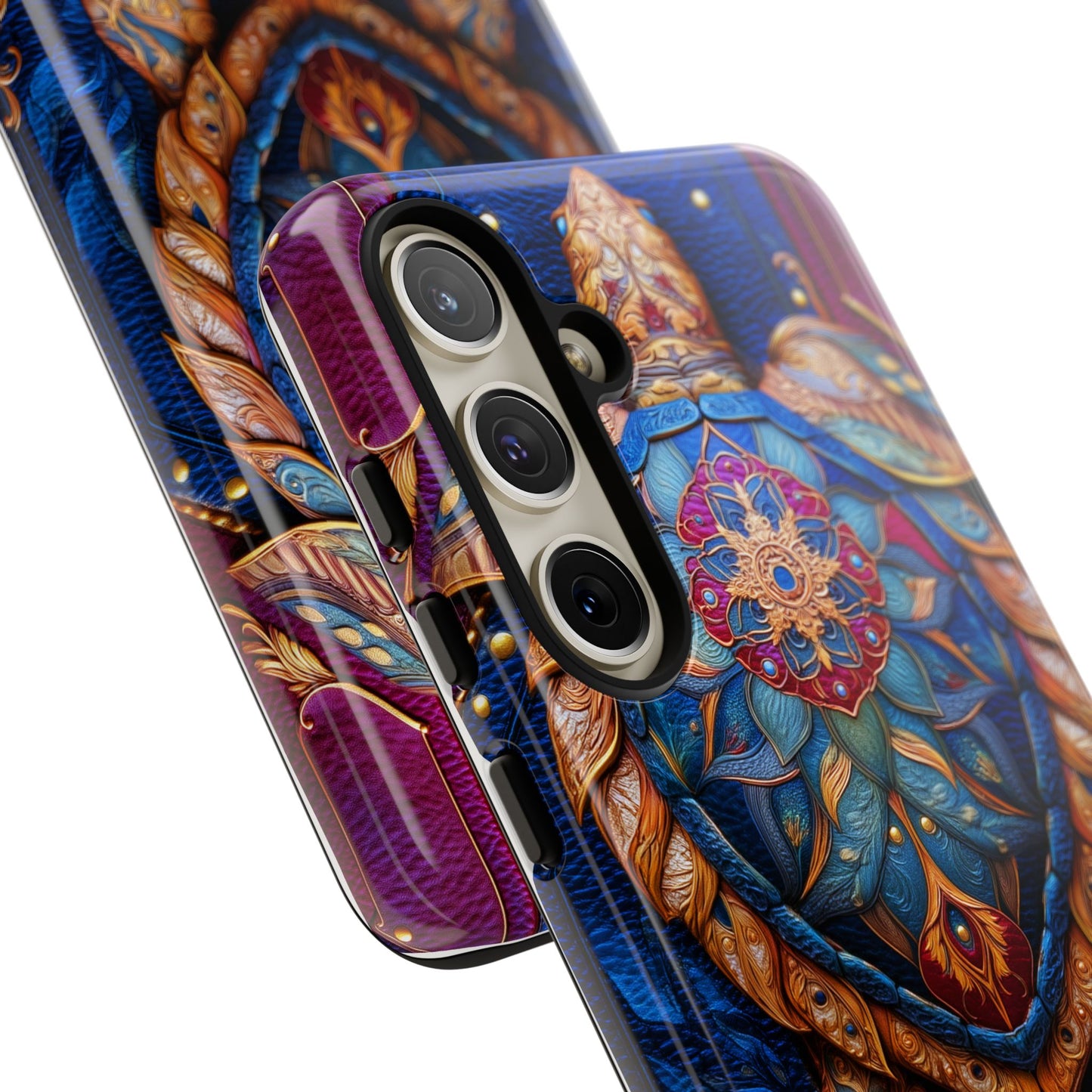 Tortue de Sagesse : Mandala Ornemental sur Cuir