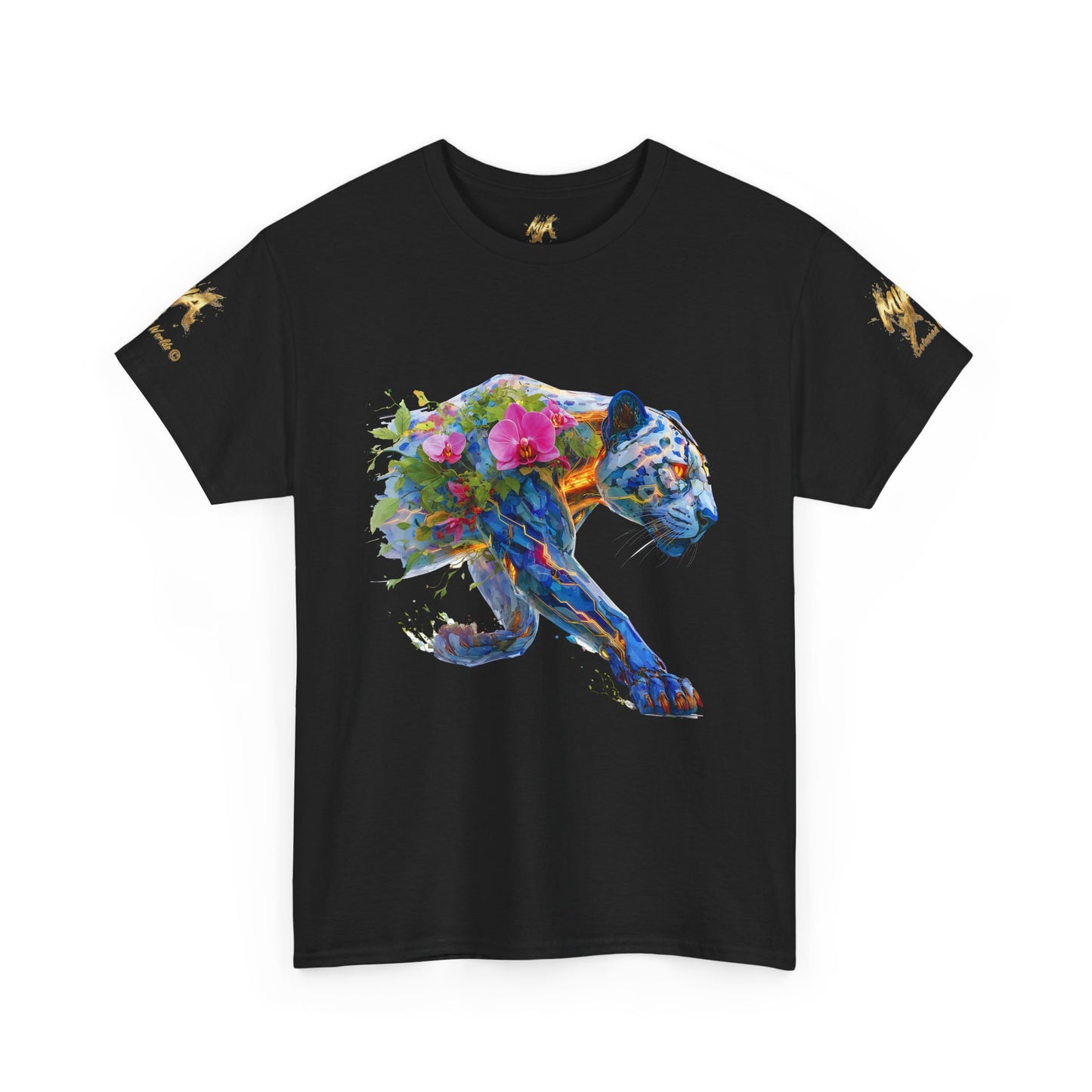 Jaguar Mécano-Botanique : Art Conceptuel de la Nature Futuriste T-shirt essentiel
