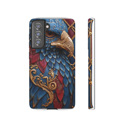 Leather Feather Eagle Sculpture Case — "Aigle Impérial"