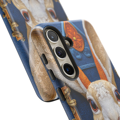 Le Lapin Gentilhomme : Portrait Brodé en Veston