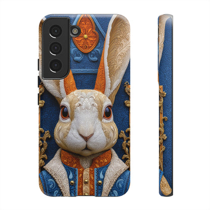 Le Lapin Gentilhomme : Portrait Brodé en Veston