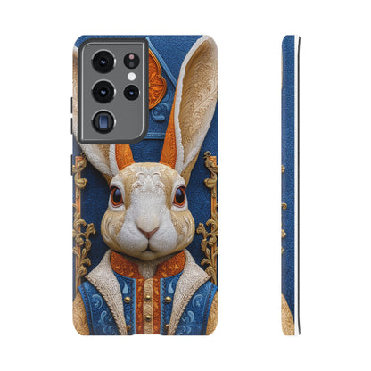 Le Lapin Gentilhomme : Portrait Brodé en Veston