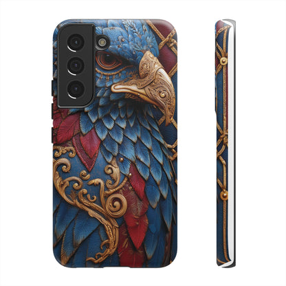 Leather Feather Eagle Sculpture Case — "Aigle Impérial"