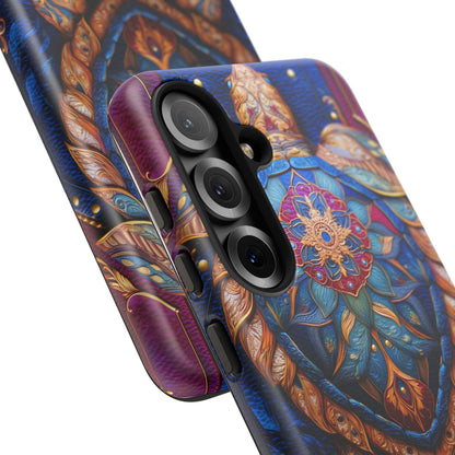 Tortue de Sagesse : Mandala Ornemental sur Cuir