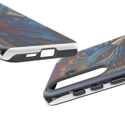 Paon Royal : Broderie de Luxe et Plumes Précieuses