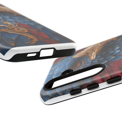 Leather Feather Eagle Sculpture Case — "Aigle Impérial"