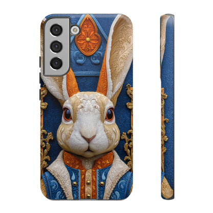 Le Lapin Gentilhomme : Portrait Brodé en Veston