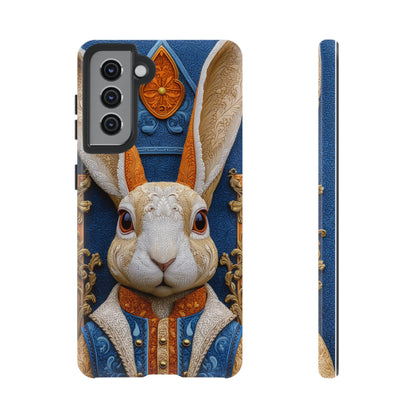 Le Lapin Gentilhomme : Portrait Brodé en Veston