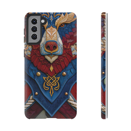 L'Ours Guerrier : Totem Celtique sur Cuir et Or