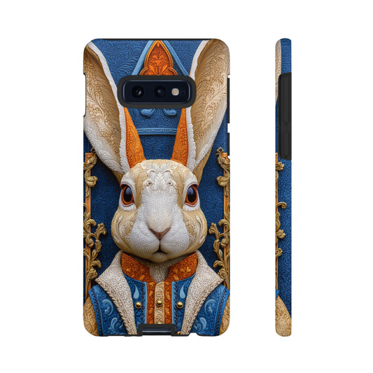 Le Lapin Gentilhomme : Portrait Brodé en Veston