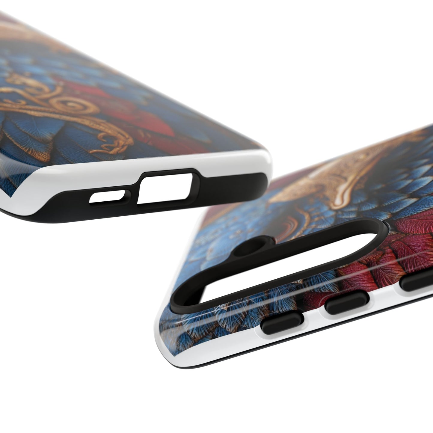 Leather Feather Eagle Sculpture Case — "Aigle Impérial"