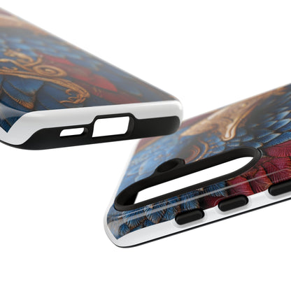 Leather Feather Eagle Sculpture Case — "Aigle Impérial"