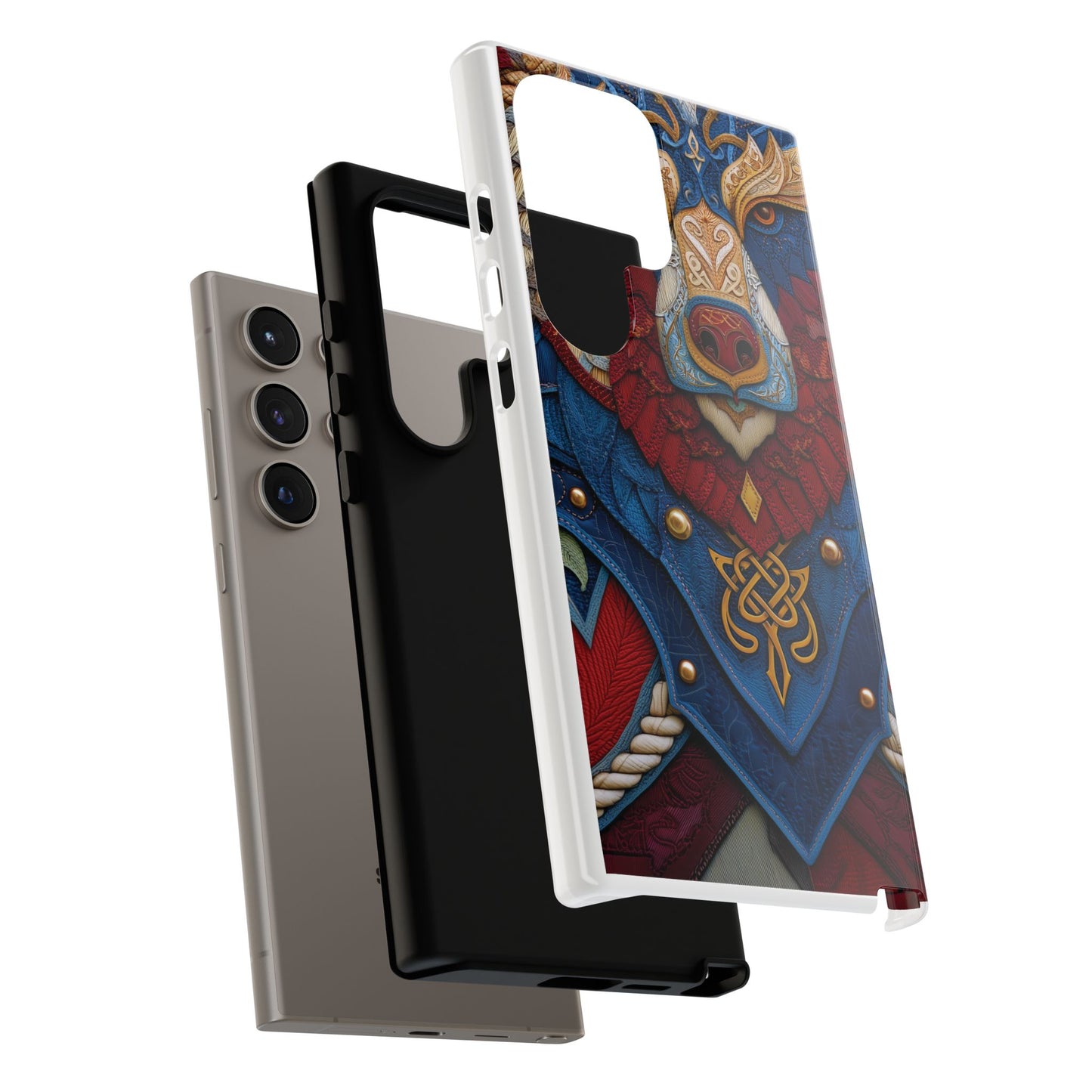 L'Ours Guerrier : Totem Celtique sur Cuir et Or