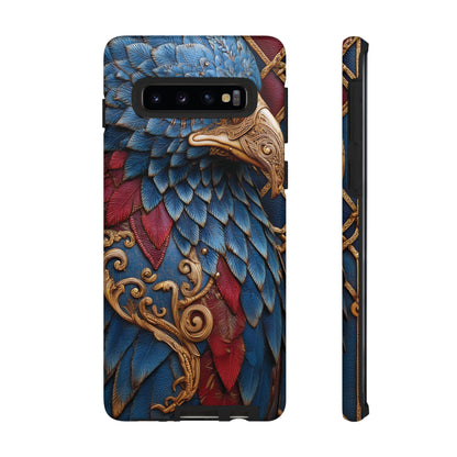Leather Feather Eagle Sculpture Case — "Aigle Impérial"