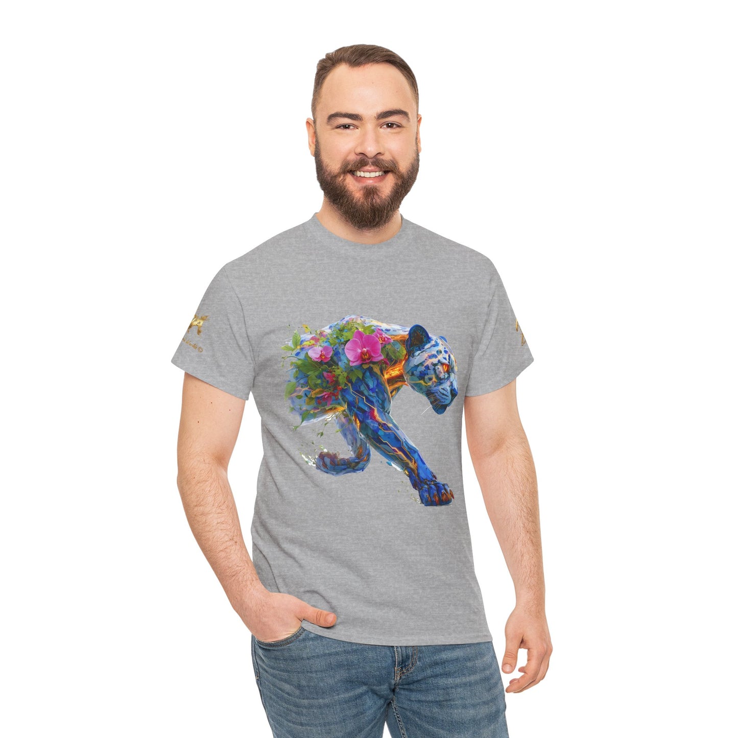 Jaguar Mécano-Botanique : Art Conceptuel de la Nature Futuriste T-shirt essentiel