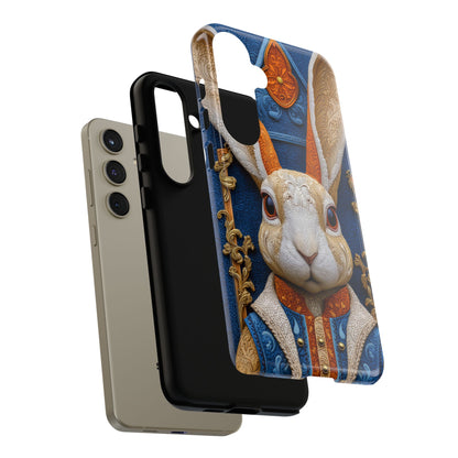 Le Lapin Gentilhomme : Portrait Brodé en Veston