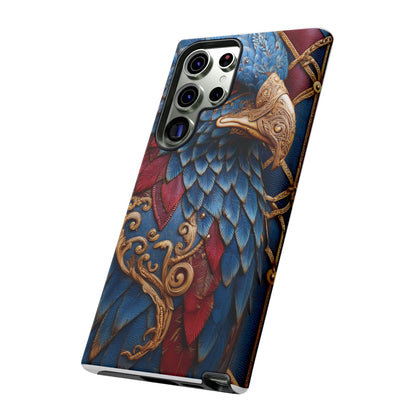 Leather Feather Eagle Sculpture Case — "Aigle Impérial"