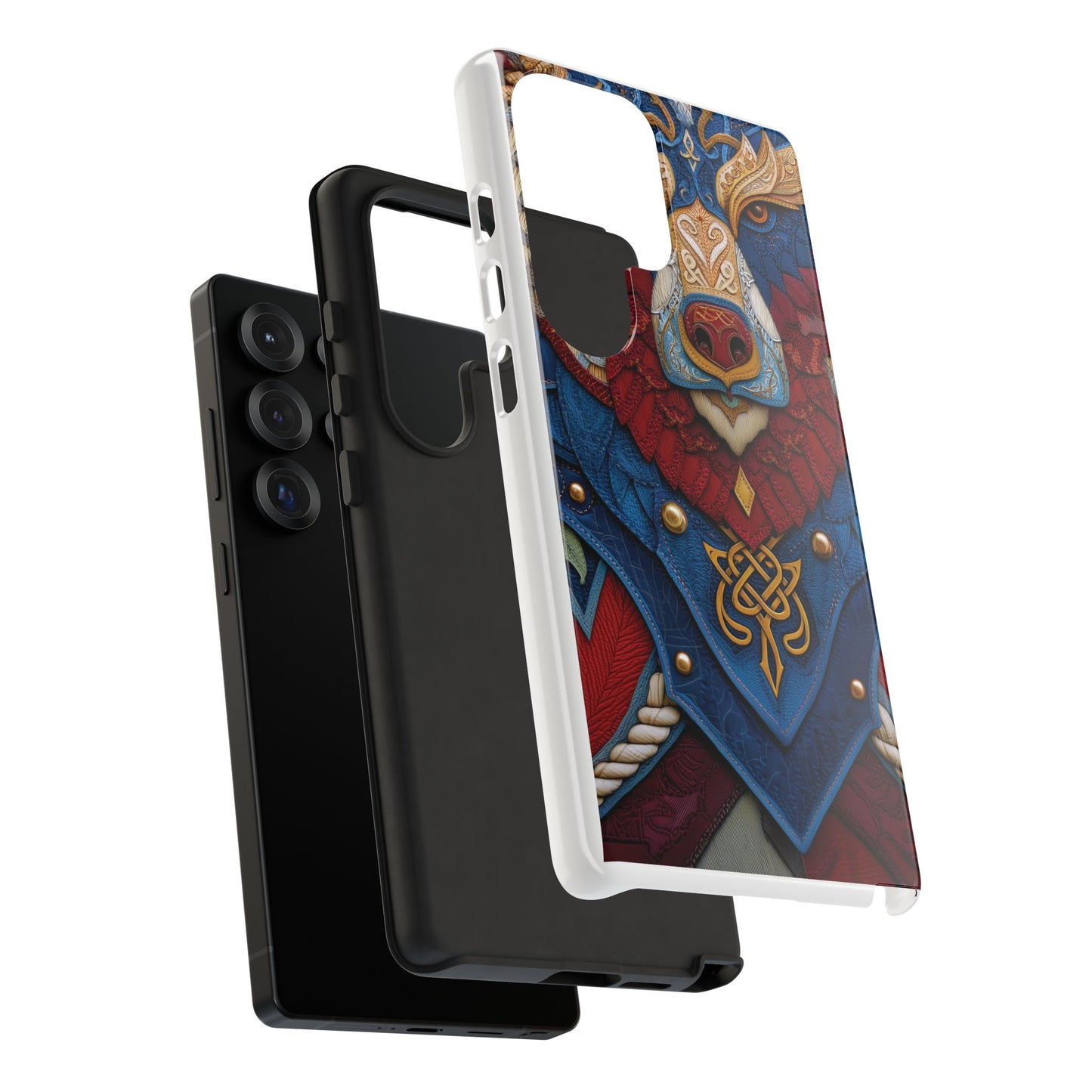 L'Ours Guerrier : Totem Celtique sur Cuir et Or