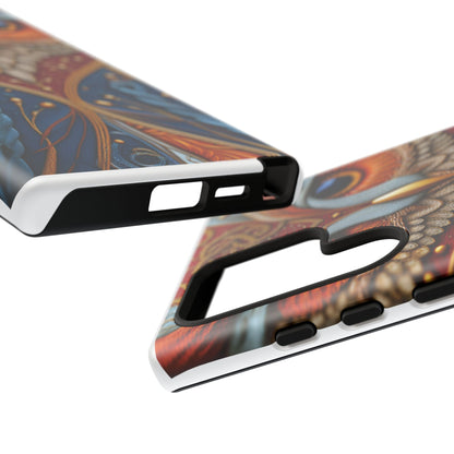 Hibou Royal : Art Textile Brodé et Cuir