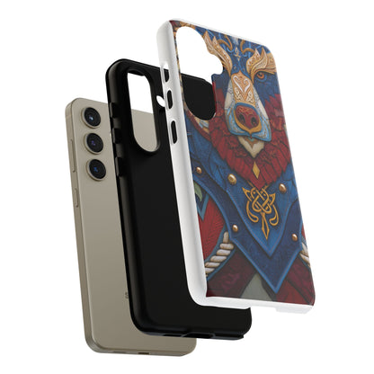 L'Ours Guerrier : Totem Celtique sur Cuir et Or