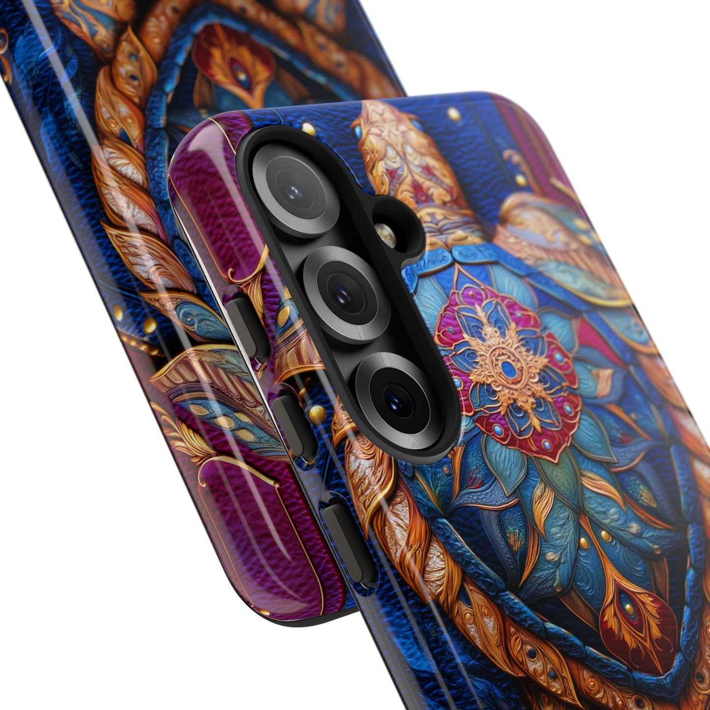 Tortue de Sagesse : Mandala Ornemental sur Cuir