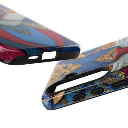 Chat Sacré : Masque Celtique en Cuir et Or