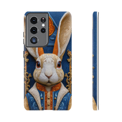 Le Lapin Gentilhomme : Portrait Brodé en Veston