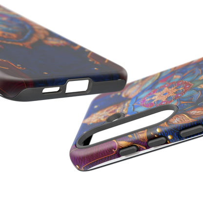 Tortue de Sagesse : Mandala Ornemental sur Cuir