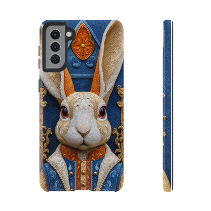 Le Lapin Gentilhomme : Portrait Brodé en Veston