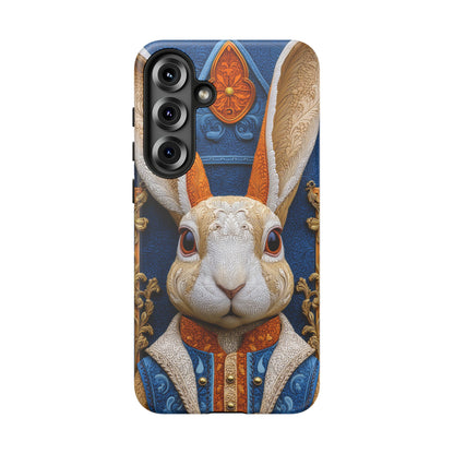 Le Lapin Gentilhomme : Portrait Brodé en Veston