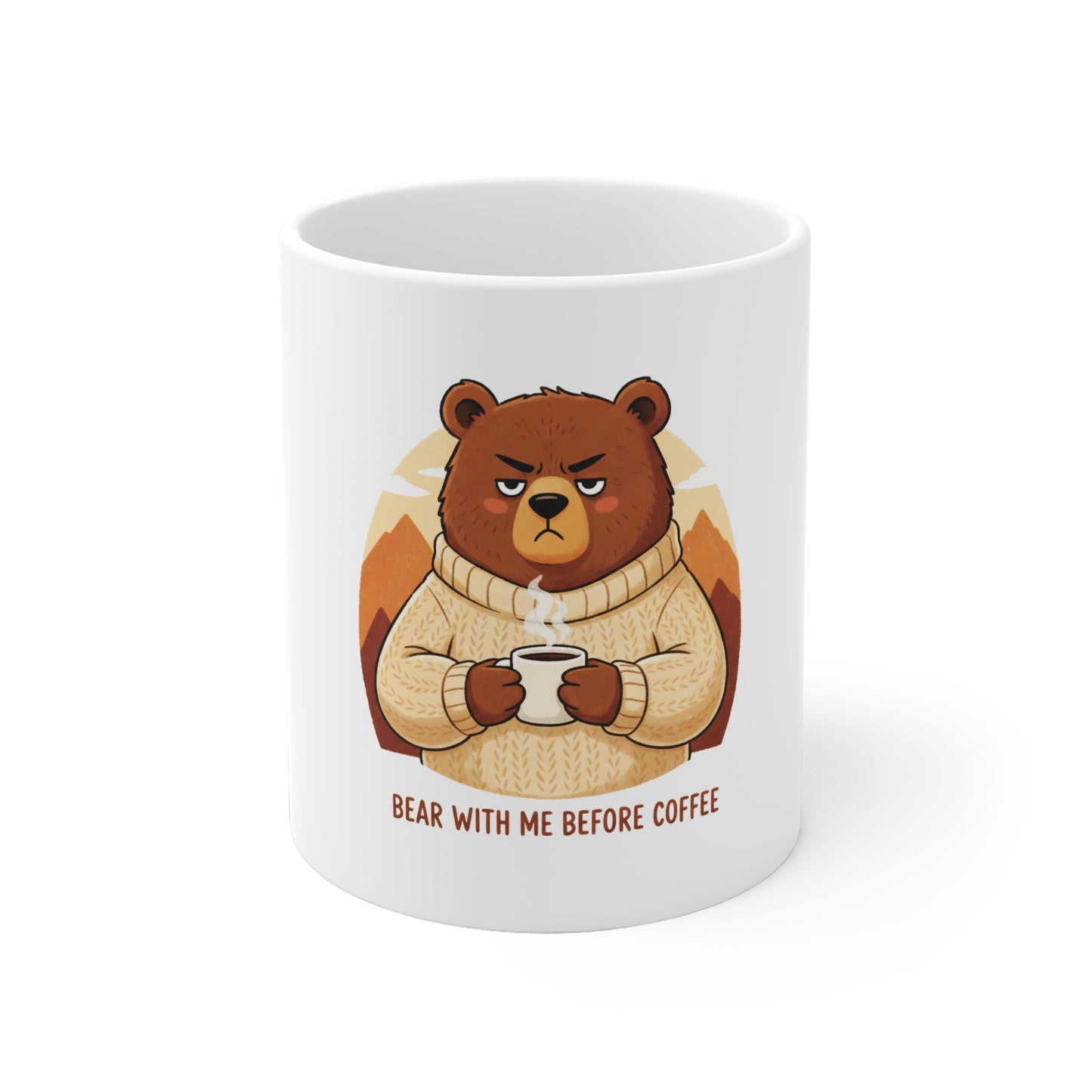 Mug - Humour Ours Grincheux et Café