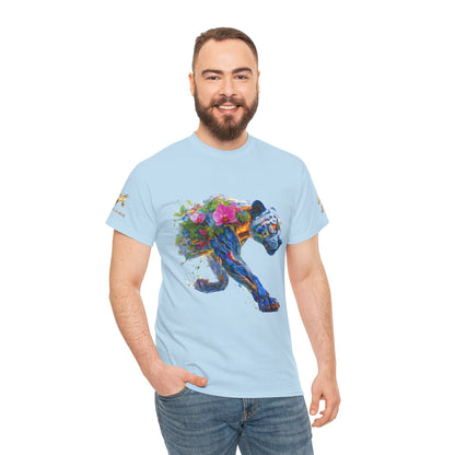 Jaguar Mécano-Botanique : Art Conceptuel de la Nature Futuriste T-shirt essentiel