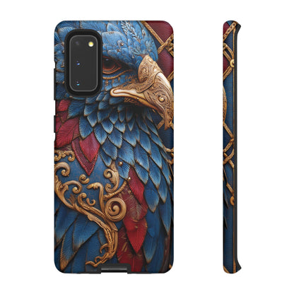 Leather Feather Eagle Sculpture Case — "Aigle Impérial"