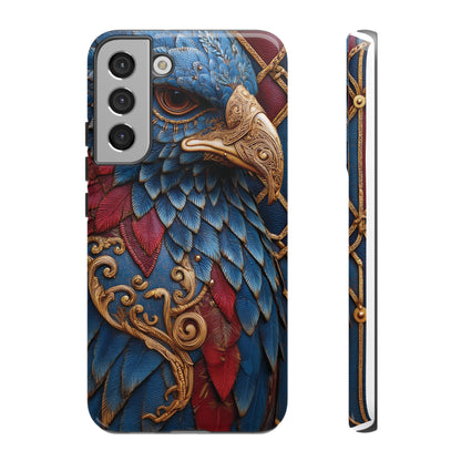 Leather Feather Eagle Sculpture Case — "Aigle Impérial"