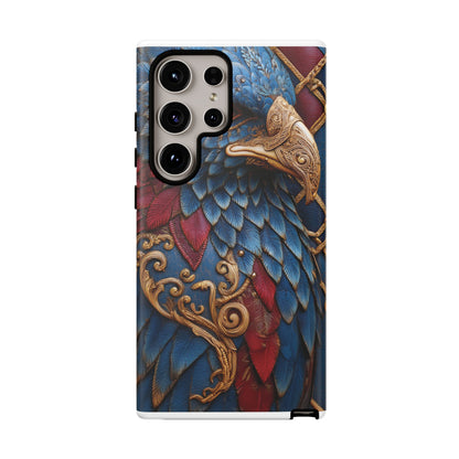 Leather Feather Eagle Sculpture Case — "Aigle Impérial"