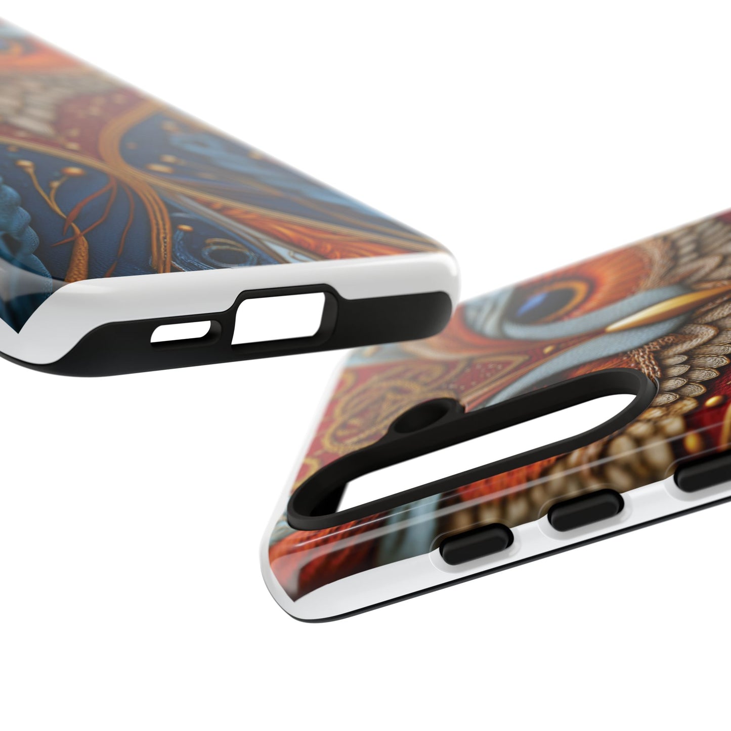 Hibou Royal : Art Textile Brodé et Cuir