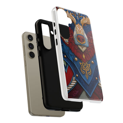 L'Ours Guerrier : Totem Celtique sur Cuir et Or