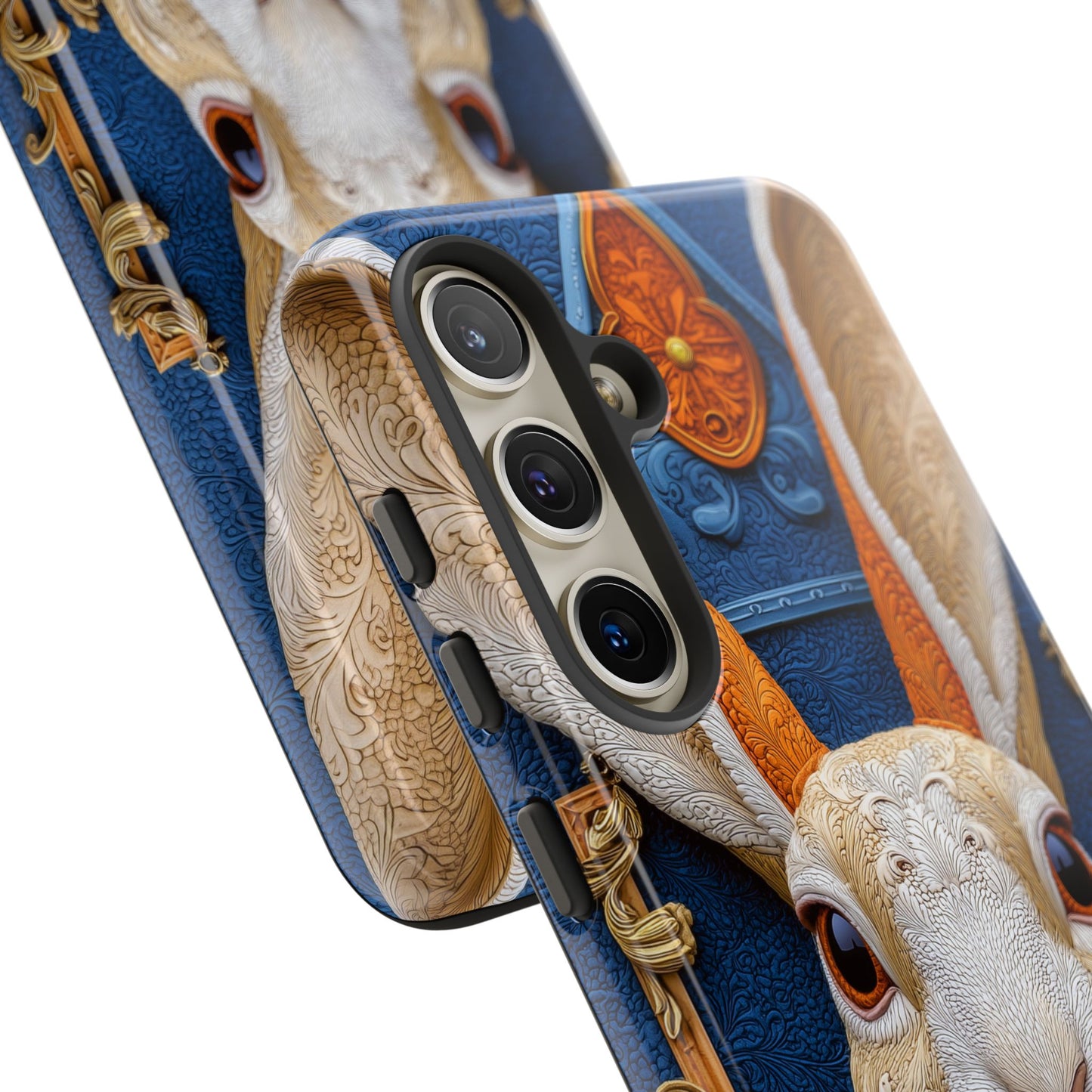 Le Lapin Gentilhomme : Portrait Brodé en Veston